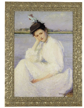 Portrait Of Emiline By Edmund Tarbell 1891